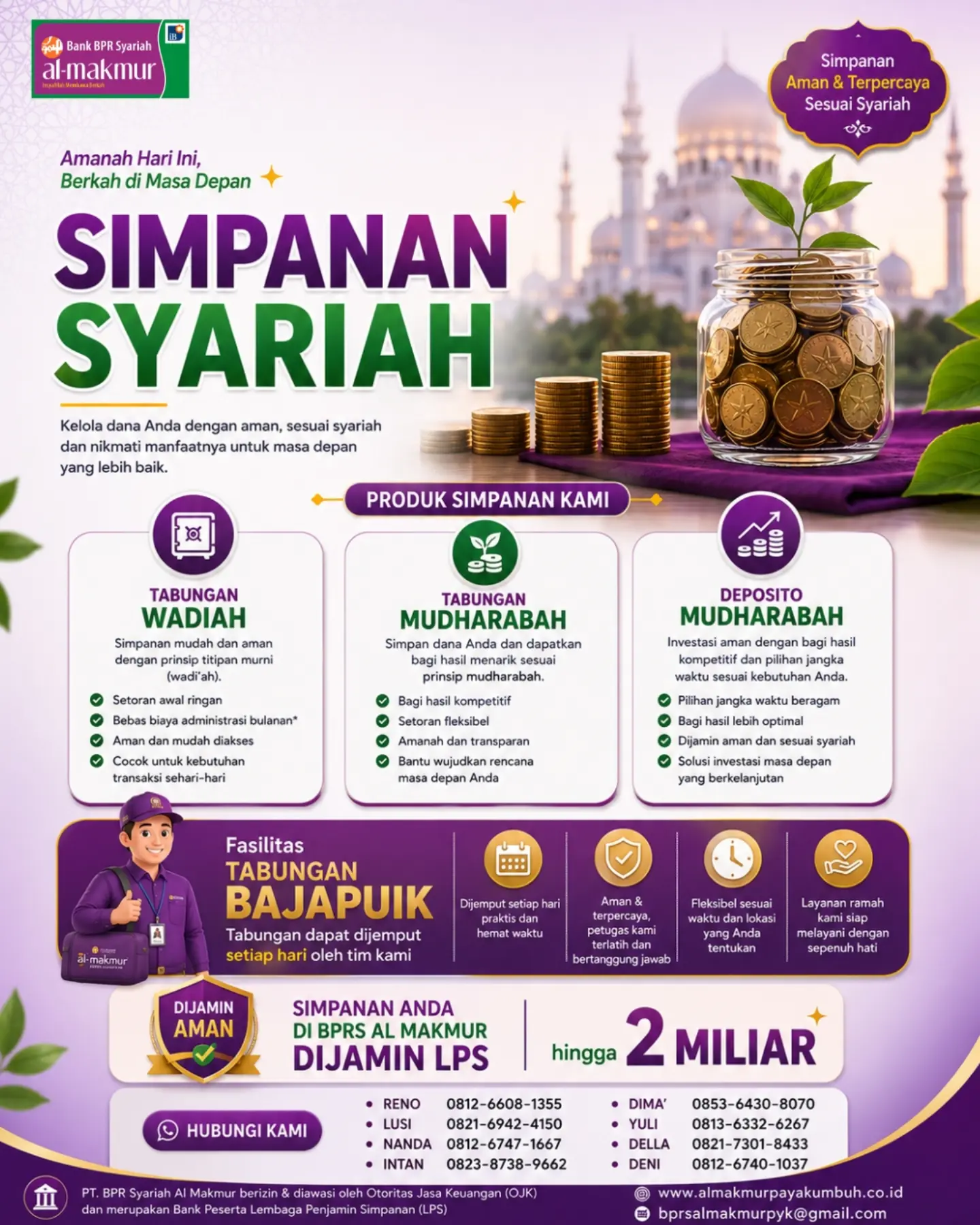 AMANAH HARI INI, BERKAH DI MASA DEPAN