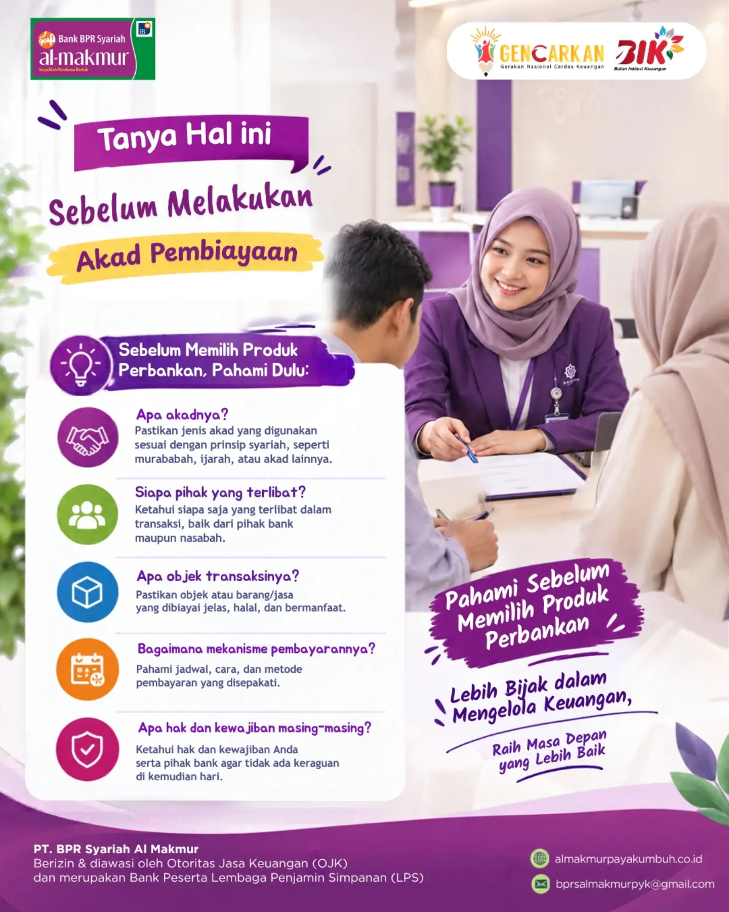 Tanya Hal Ini Sebelum Melakukan Akad Pembiayaan!