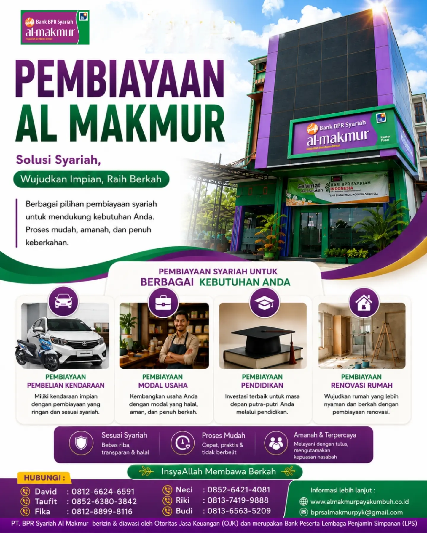 Wujudkan Impian, Raih Berkah Bersama BPRS Al Makmur!